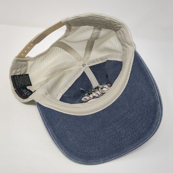 Dino Stroll Snapback Mesh Back Trucker Hat Blue One Size Sportsman - Picture 6 of 8